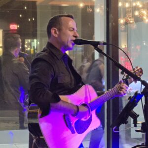 Steve Bergamini performing live acoustic singing guitarist in New Jersey